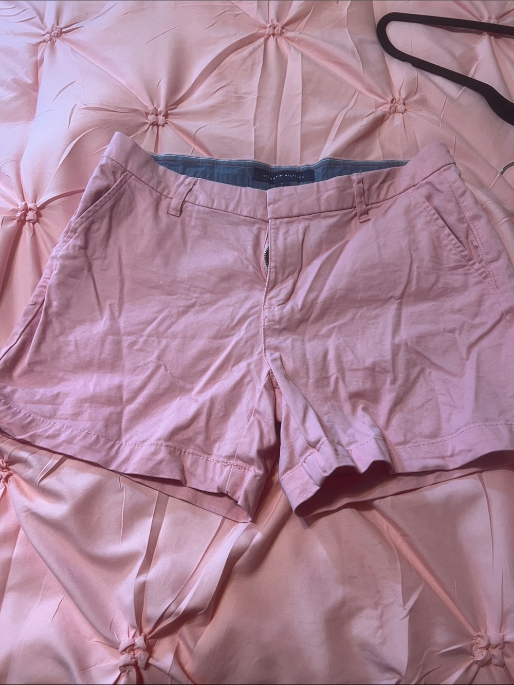 Tommy Hilfiger Pink Cotton Chino Bermuda Shorts